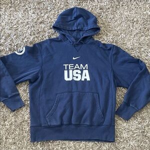 Nike Navy Team USA Men's Hoodie Olympic Games size large